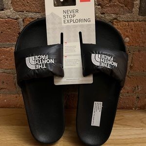 North Face Nuptse slides Black size 9